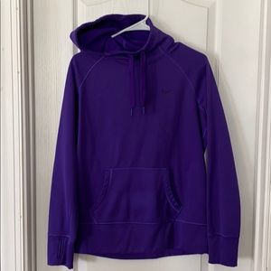 Nike Therma-Fit Purple Hoodie Large
